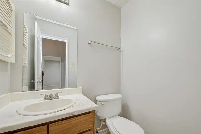 a bathroom with a sink and a toilet