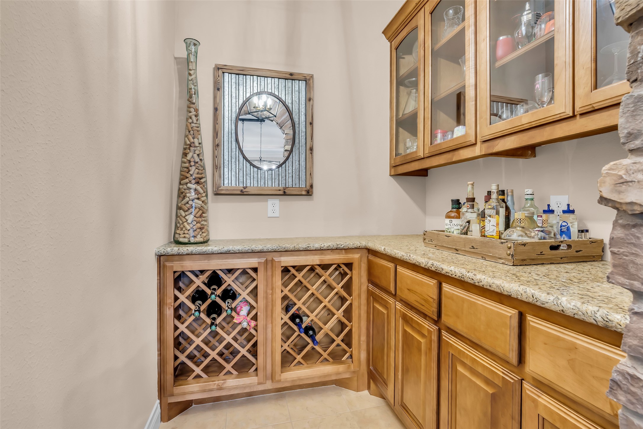 25603 Windy Isle Court Spring, TX 77389 - Photo 12 of 41 Wine Closet/Butler's Pantry/Extra storage.