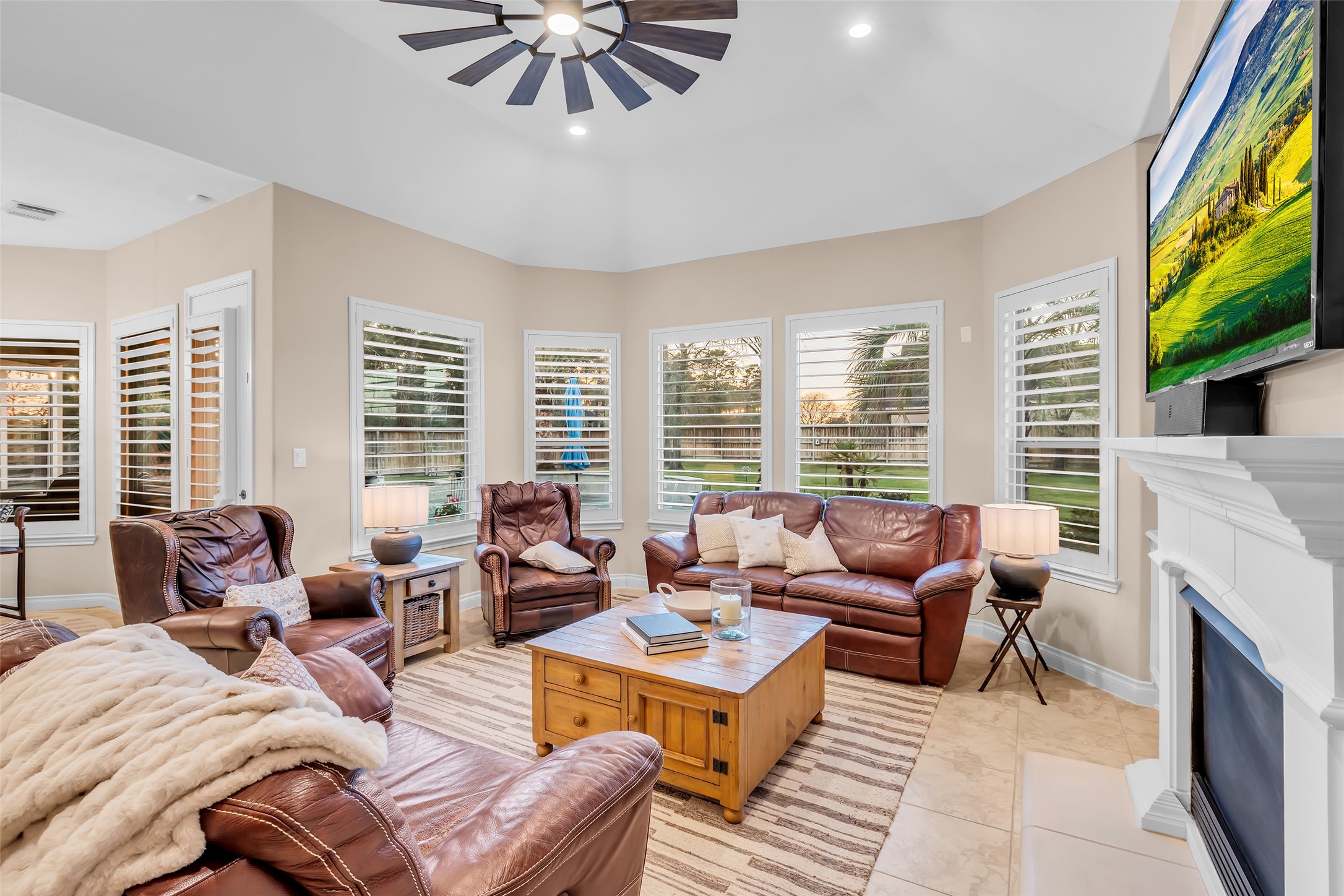 25603 Windy Isle Court Spring, TX 77389 - Photo 17 of 41 Abundance of Natural Light into Family/Breakfast/Kitchen Areas.