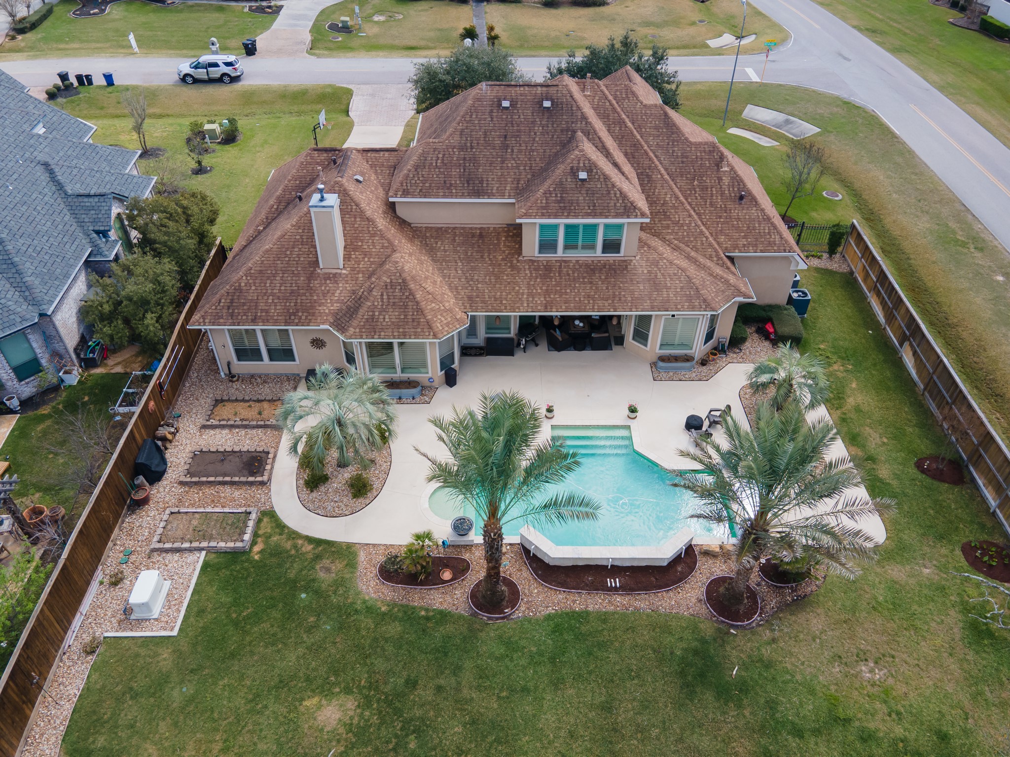 25603 Windy Isle Court Spring, TX 77389 - Photo 36 of 41 WHOLE HOUSE GENERATOR '25. Raised Bed Gardens.