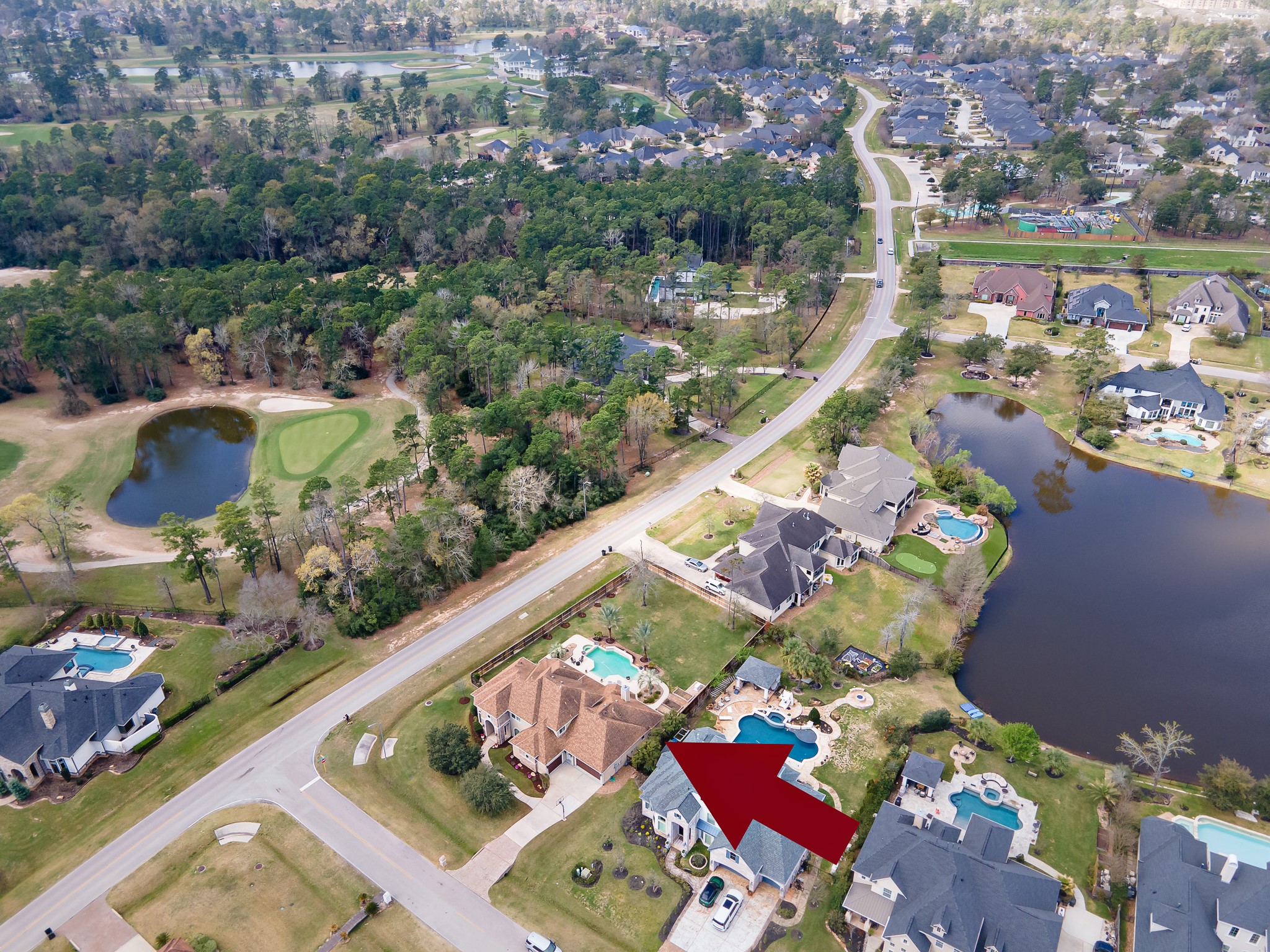 25603 Windy Isle Court Spring, TX 77389 - Photo 39 of 41 Aerial View.