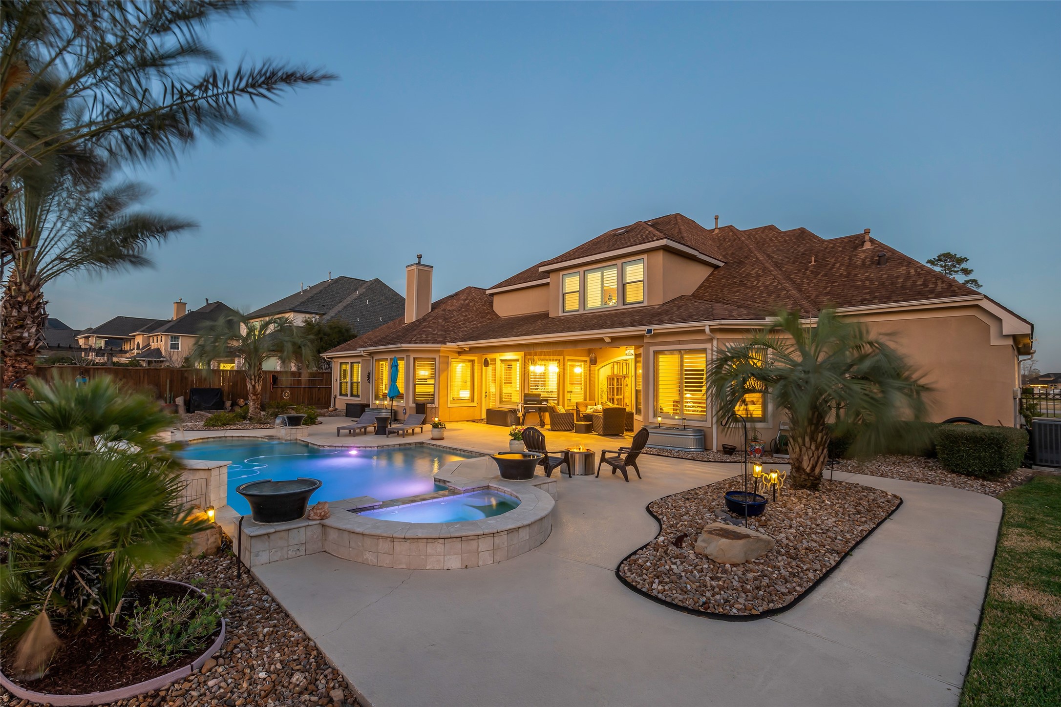 25603 Windy Isle Court Spring, TX 77389 - Photo 4 of 41 Backyard designed for entertaining.