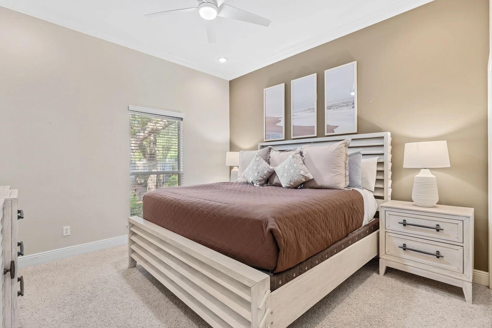 2059 Mack Bayou Road Santa Rosa Beach, FL 32459 - Photo 37 of 51 a bedroom with a bed and a window