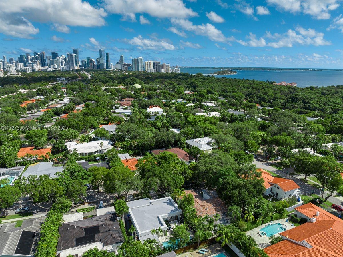 10 Pinta Road Miami, FL 33133 - Photo 2 of 28 an aerial view of residential houses with outdoor space and trees