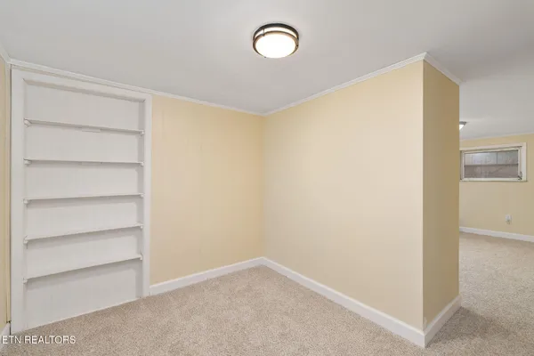 a view of a room with shelf