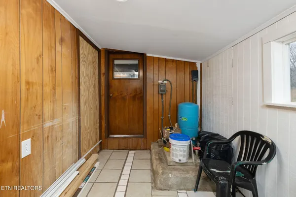 a backyard of a house