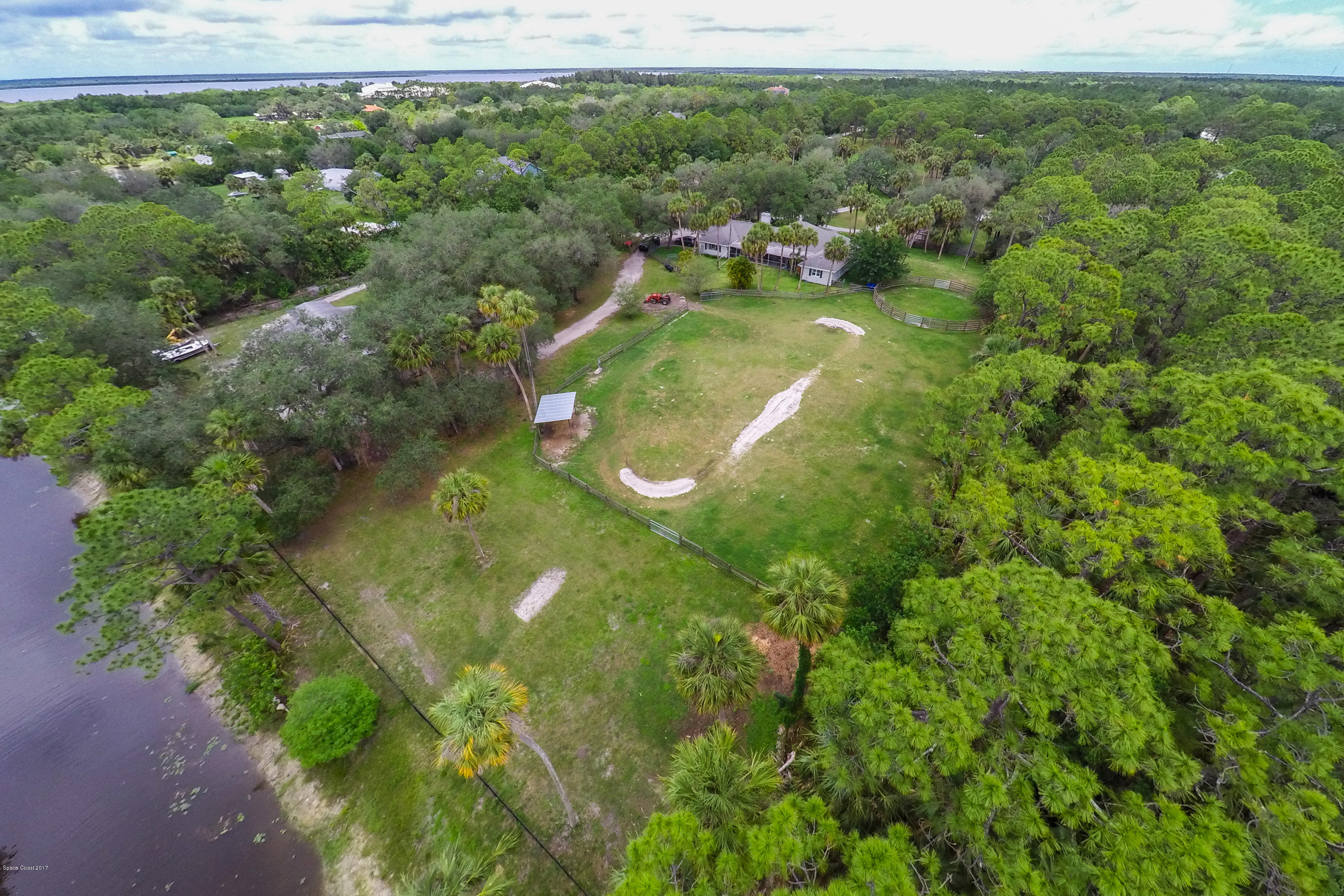 5685 Lake Washington Road Melbourne, FL 32934 - Photo 22 of 42 Canal aerial