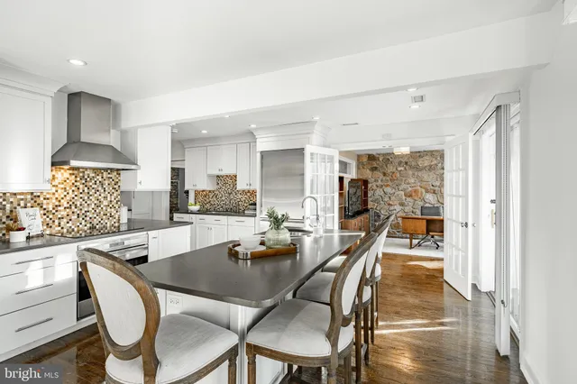 a bed room with a bed and a couch