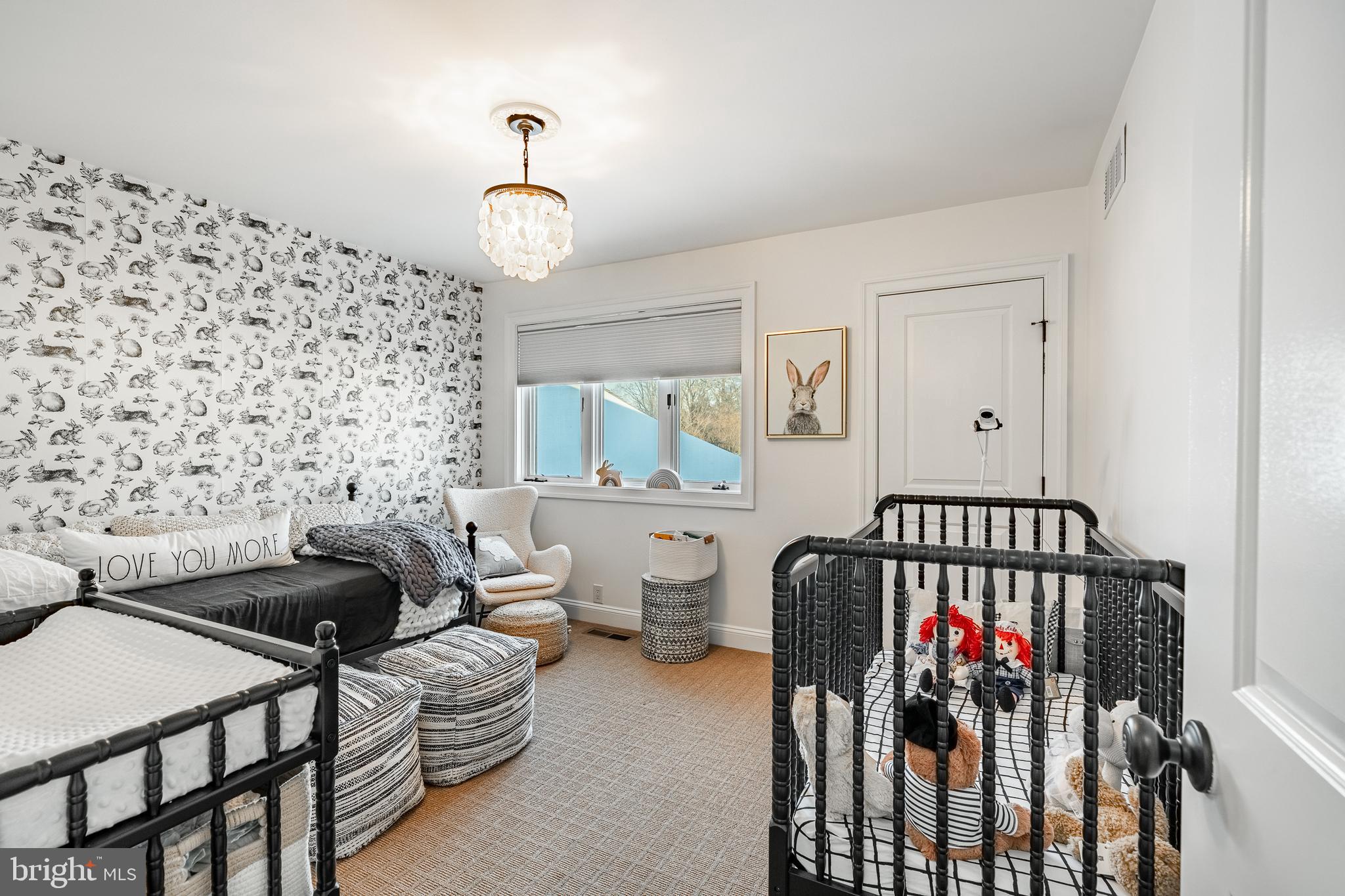 1256 Round Hill Road Bryn Mawr, PA 19010 - Photo 42 of 65 a bedroom with furniture and a window