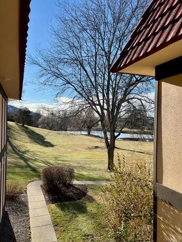 a view of ocean from a window
