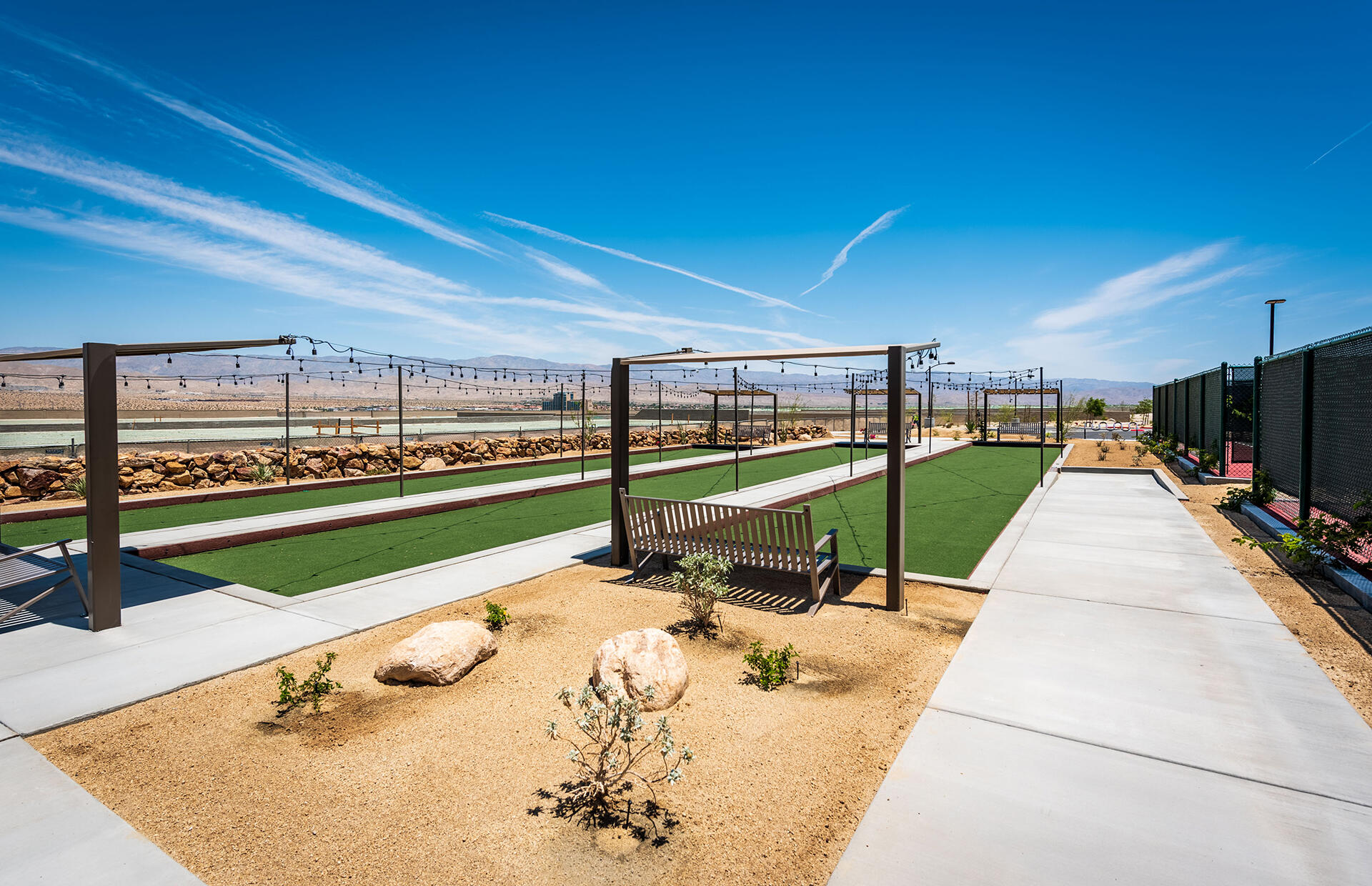 26 Zinfandel Rancho Mirage, CA 92270 - Photo 33 of 46 a view of a swimming pool with a patio and a yard