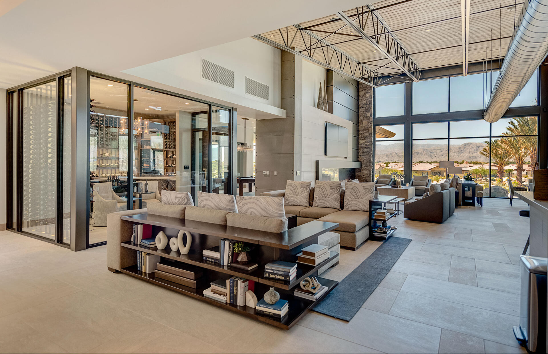 26 Zinfandel Rancho Mirage, CA 92270 - Photo 42 of 46 a living room with furniture and a large window