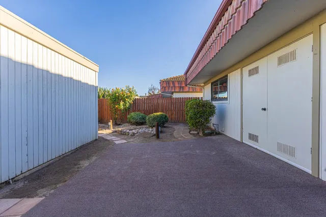 a view of a house with a patio