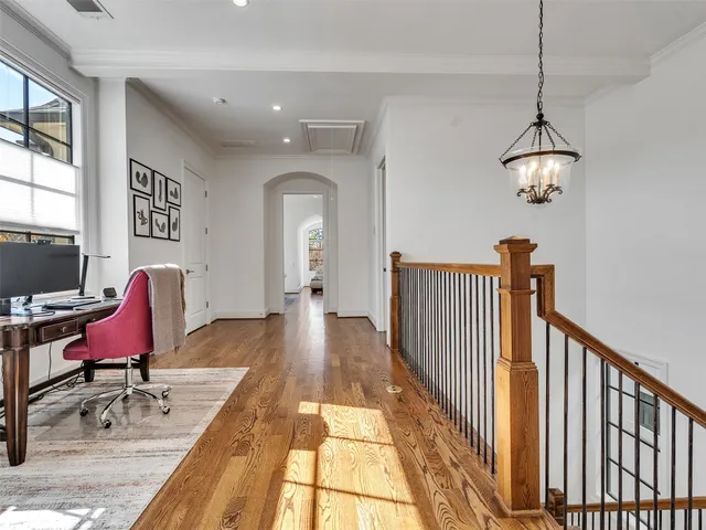 a bedroom with furniture and a couch