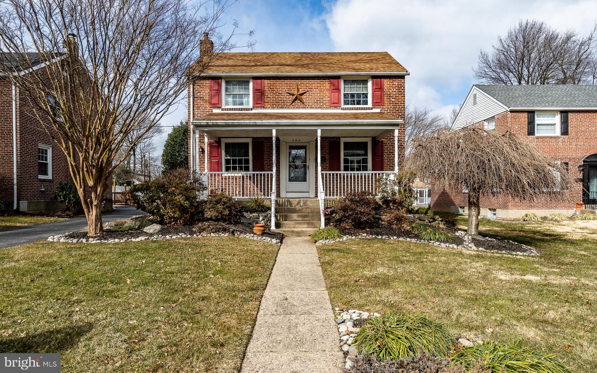 566 Evans Road Springfield, PA 19064 - Photo 53 of 53 Front view winter