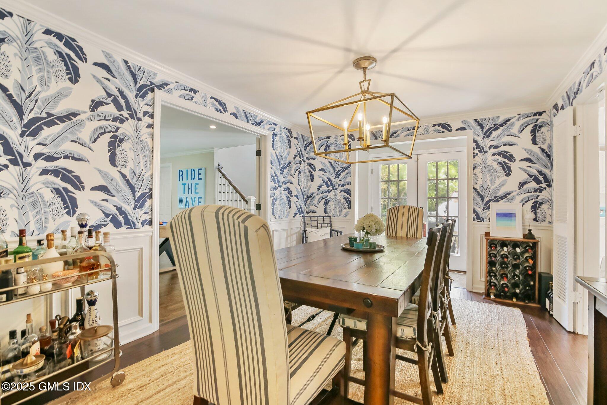16 Split Timber Place Riverside, CT 06878 - Photo 7 of 34 a view of a dining room with furniture and wooden floor