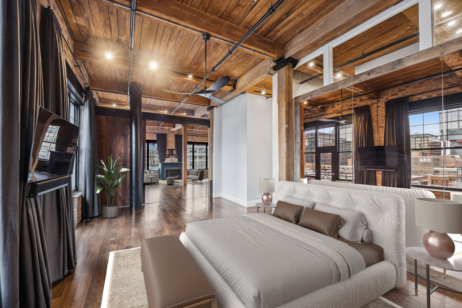 1000 West Washington Boulevard, Unit 436437 Chicago, IL 60607 - Photo 17 of 42 a lobby with furniture and a window