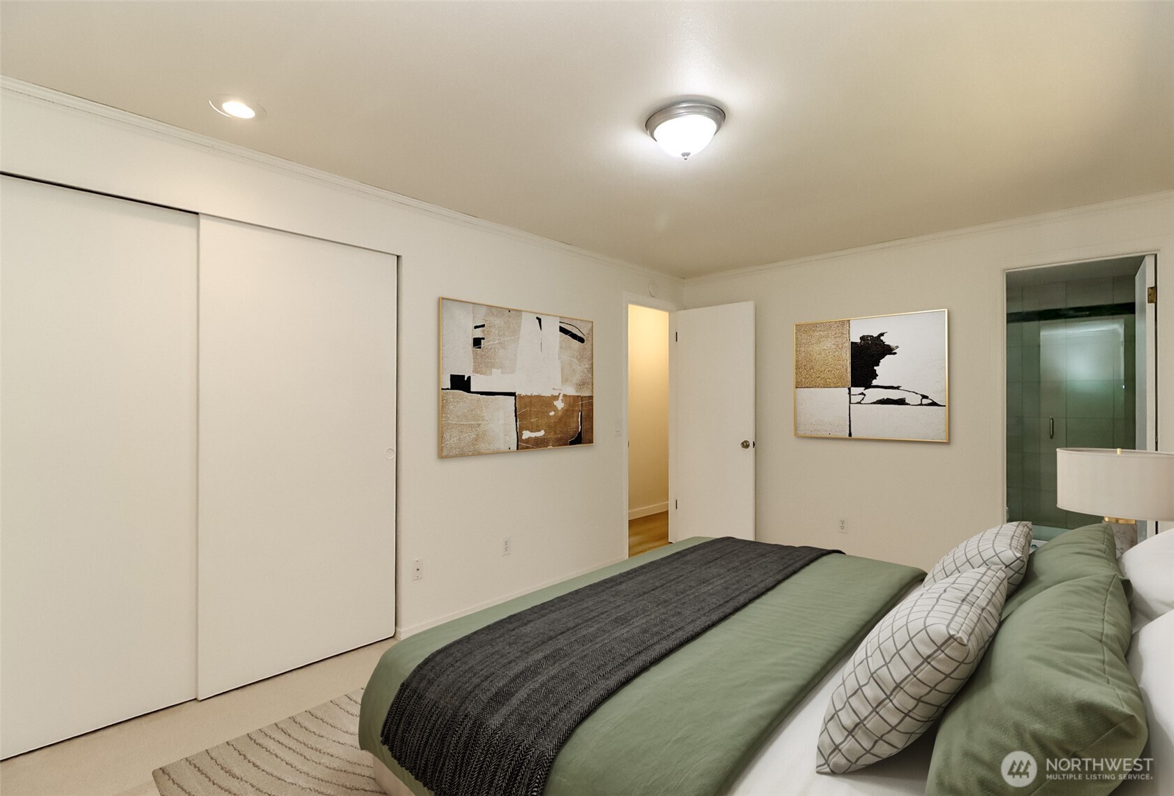 20015 108th Avenue Northeast Bothell, WA 98011 - Photo 5 of 30 a bedroom with a bed and bathroom