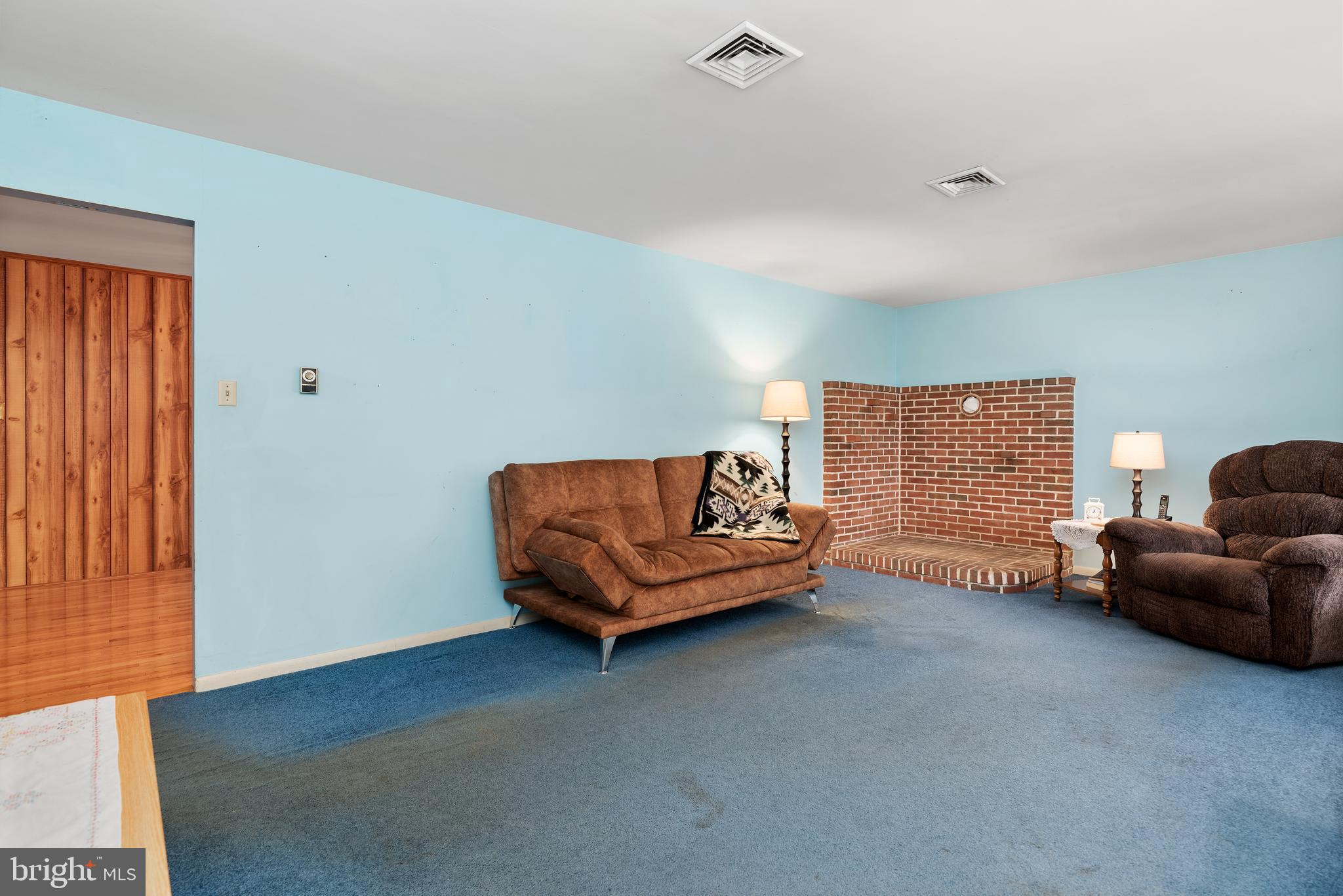 416 Steelstown Road Newville, PA 17241 - Photo 10 of 44 Brick hearth ready for your wood or pellet stove