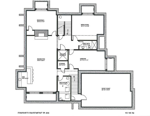 a picture of a bench in front of a mirror