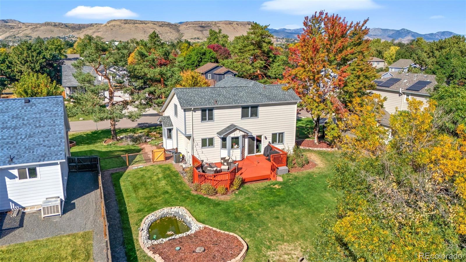 4418 Fig Street Golden, CO 80403 - Photo 2 of 50 an aerial view of a house with a yard basket ball court and outdoor seating