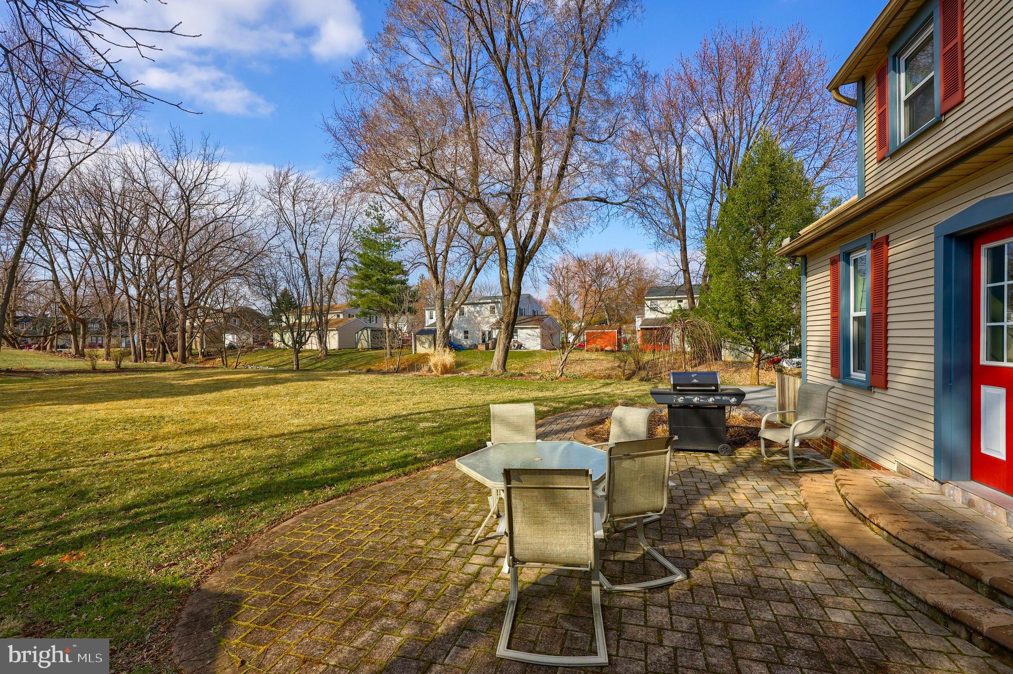 420 North Water Street Lititz, PA 17543 - Photo 14 of 43 a view of a patio with table and chairs with wooden fence