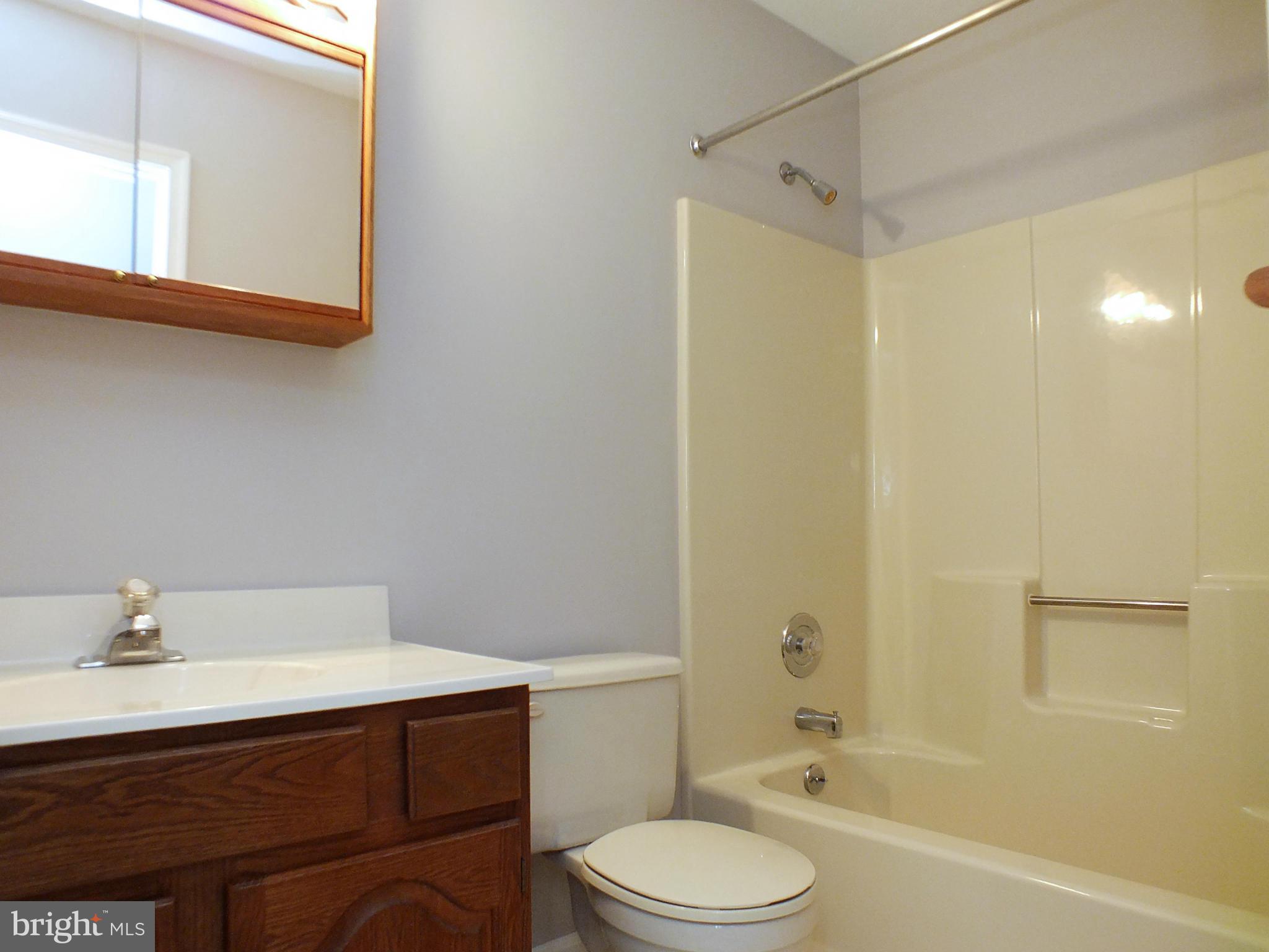 18249 Falls Road Hampstead, MD 21074 - Photo 21 of 30 a bathroom with a sink mirror toilet and bathtub