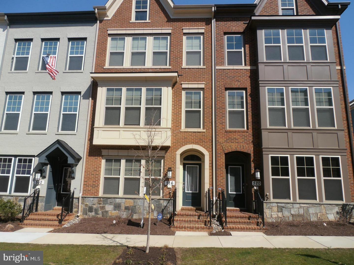 a front view of a building