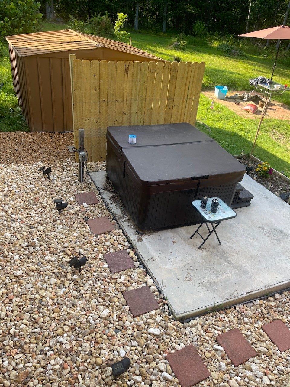 8006 Ridgewood Road Goodlettsville, TN 37072 - Photo 18 of 19 a view of a backyard