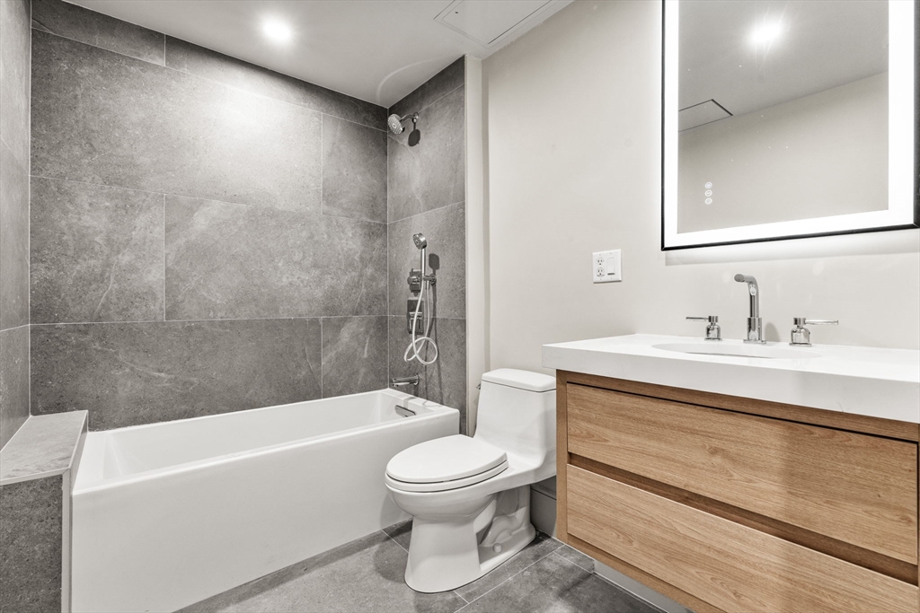 300 Franklin Street, Unit 2 Cambridge, MA 02139 - Photo 13 of 17 a bathroom with a sink a toilet and a bathtub