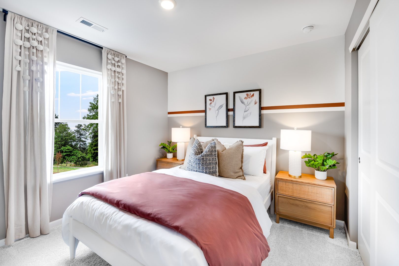 413 Red Oak Circle Volo, IL 60020 - Photo 14 of 20 a bedroom with a bed and a painting on the wall