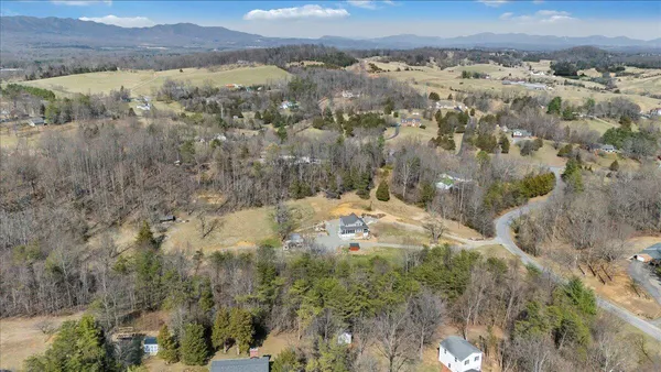 a view of a mountain with an outdoor space