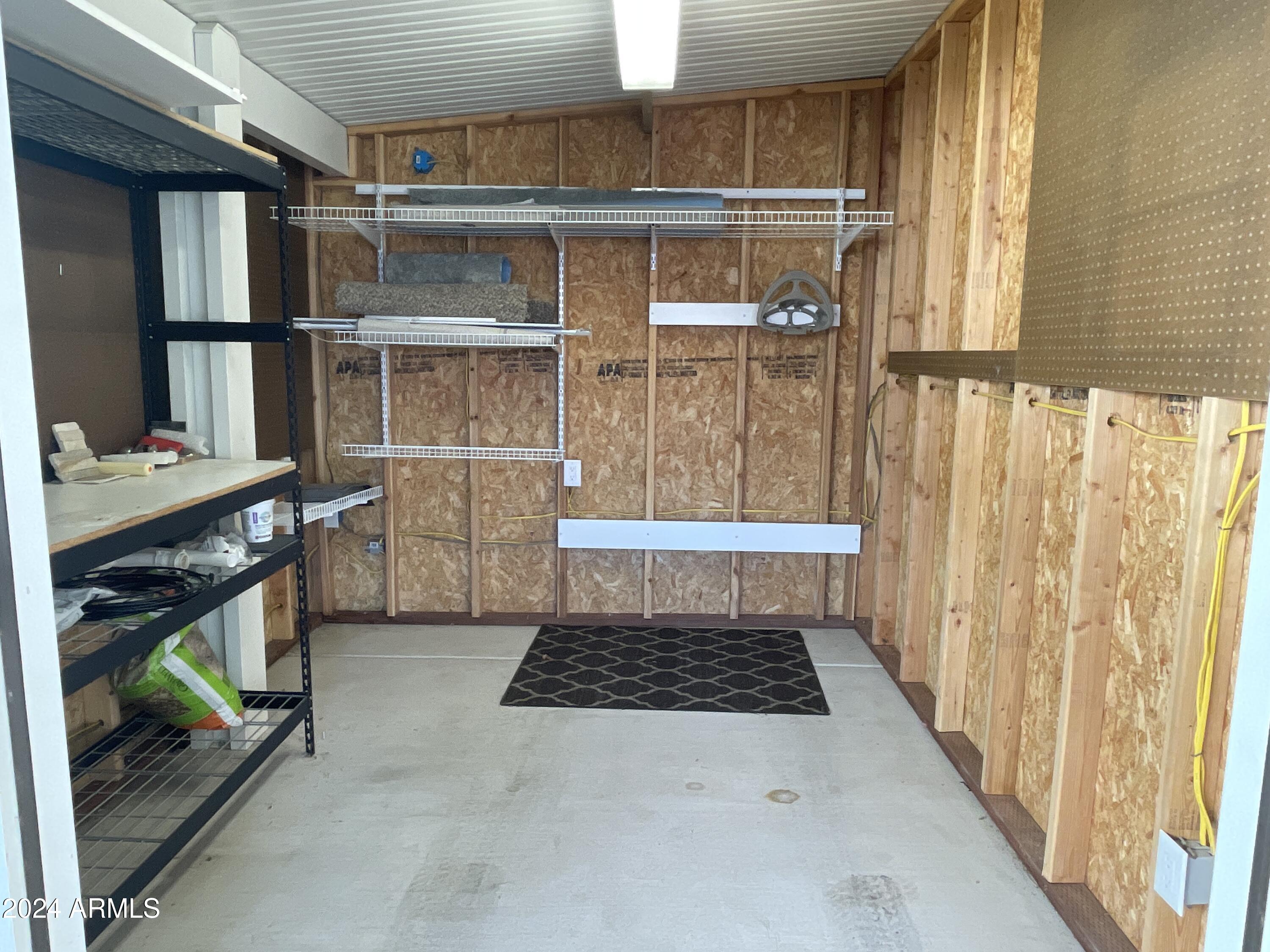 650 North Hawes Road, Unit 2822 Mesa, AZ 85207 - Photo 33 of 66 Shed with electrical