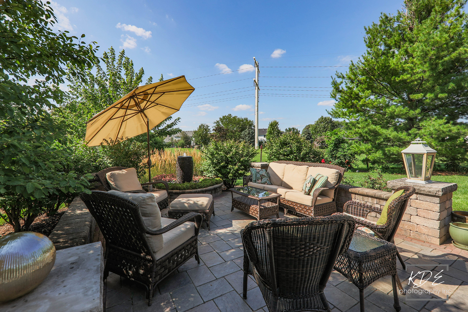 1403 Carlyle Road Naperville, IL 60564 - Photo 28 of 31 a roof deck with table and chairs and potted plants