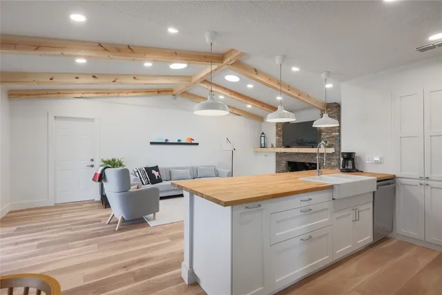 a room with storage and utility room