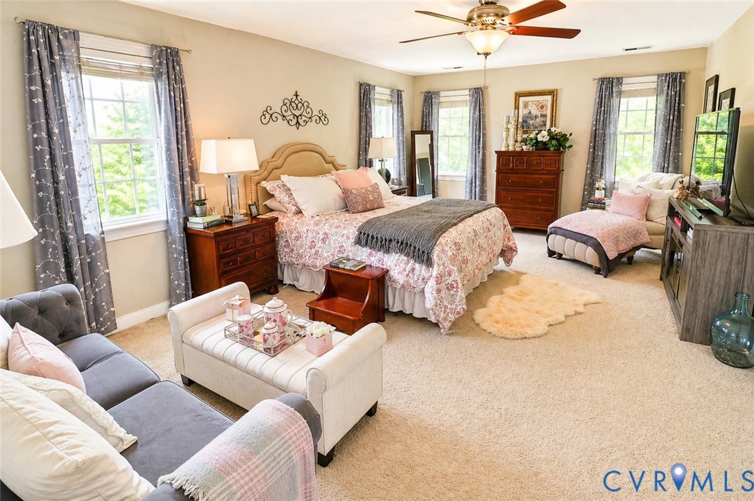 13818 Hawkins Park Road Midlothian, VA 23114 - Photo 13 of 28 Spacious room featuring neutral carpeting and mult