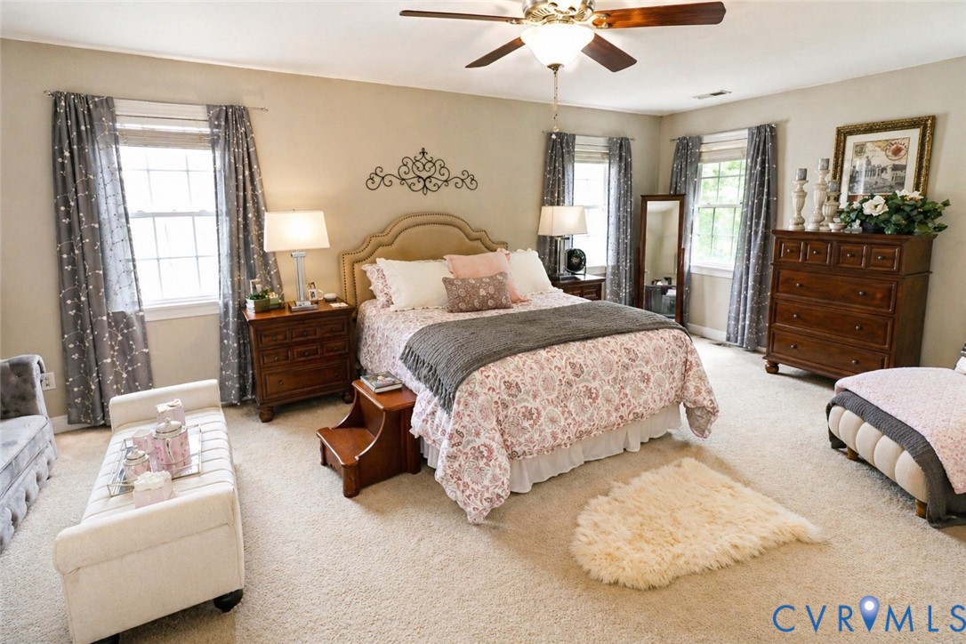 13818 Hawkins Park Road Midlothian, VA 23114 - Photo 14 of 28 Carpeted room featuring a ceiling fan with integra