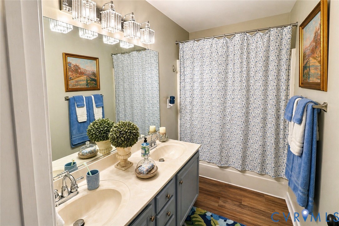 13818 Hawkins Park Road Midlothian, VA 23114 - Photo 19 of 28 Bathroom featuring a dual vanity with integrated s