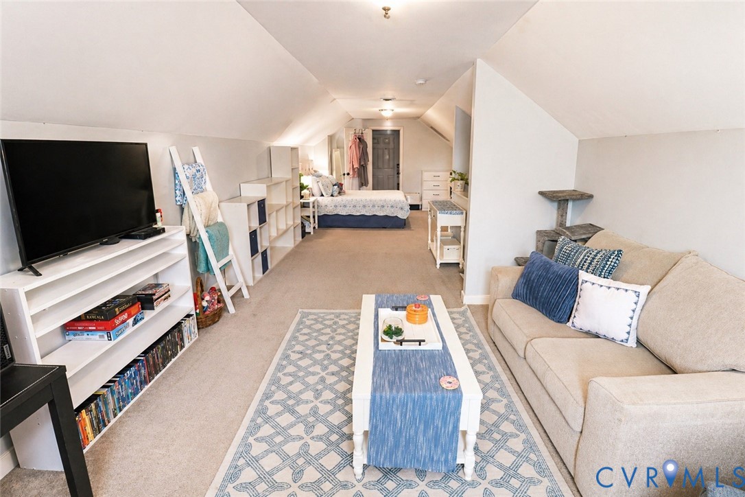 13818 Hawkins Park Road Midlothian, VA 23114 - Photo 20 of 28 Carpeted bonus room with sloped ceilings, recessed