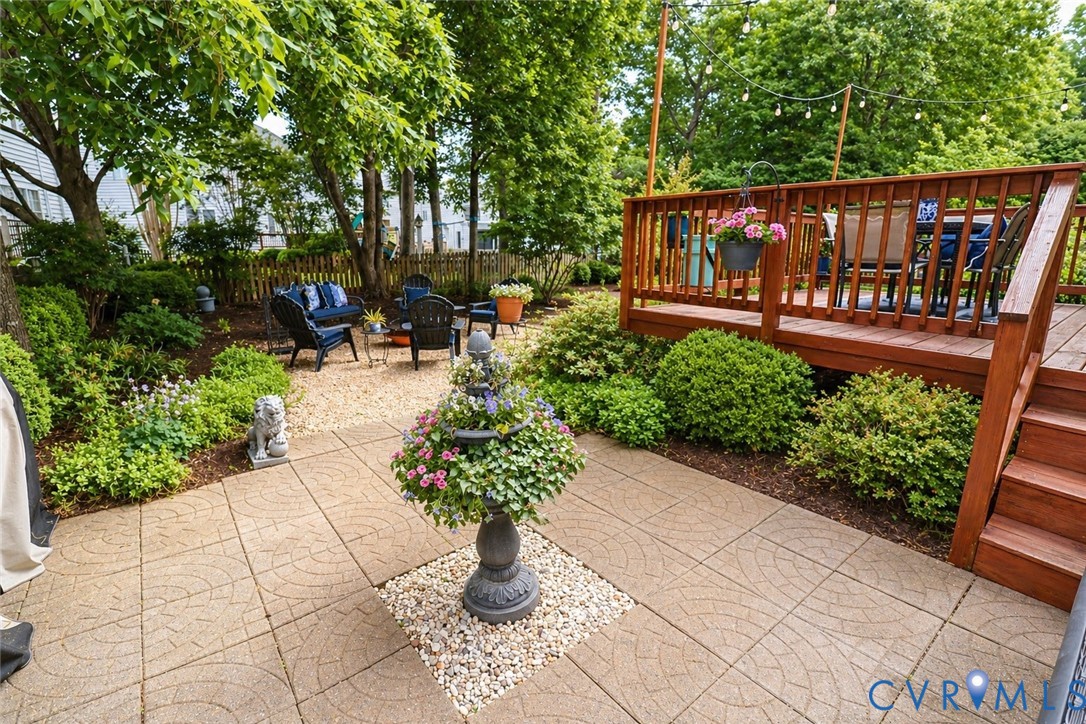 13818 Hawkins Park Road Midlothian, VA 23114 - Photo 24 of 28 Expansive backyard featuring a multi-level deck wi