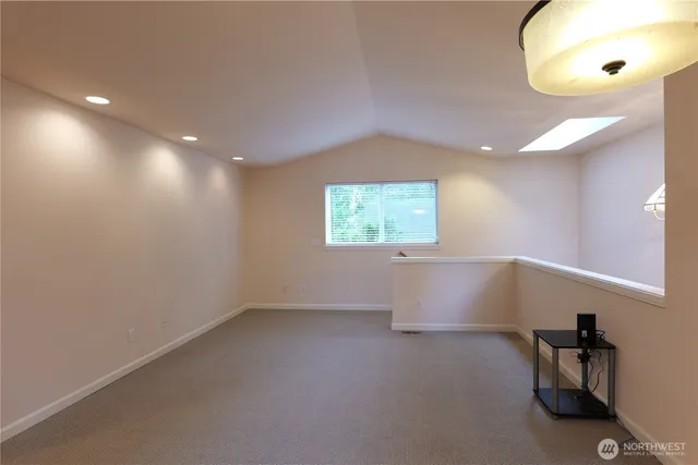 a room with window and a lamp