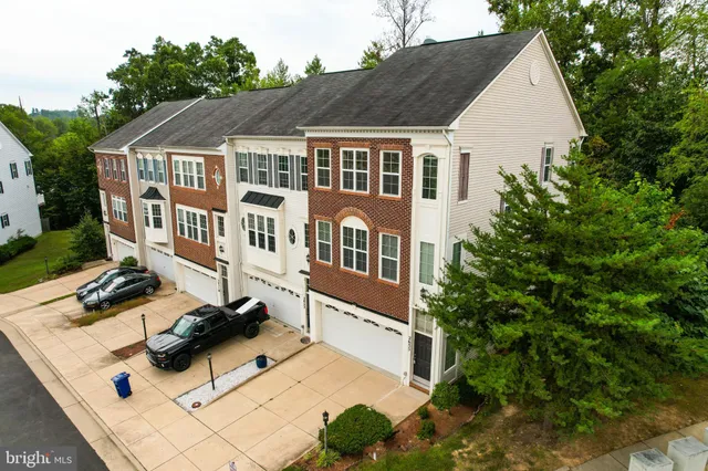 aerial view of a house with balcony