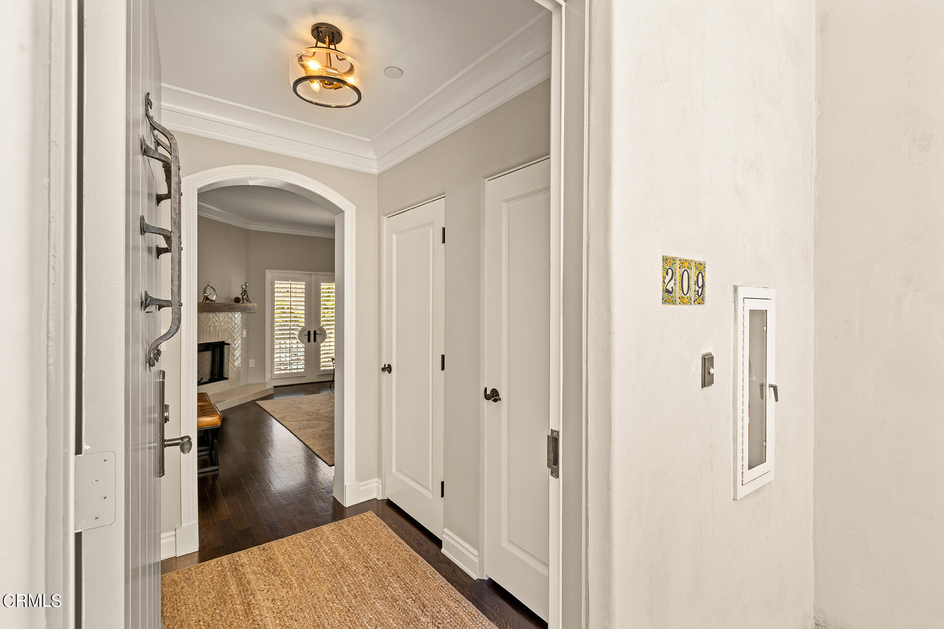 700 Union Street, Unit 209 Pasadena, CA 91101 - Photo 3 of 29 a view of hallway with wooden floor