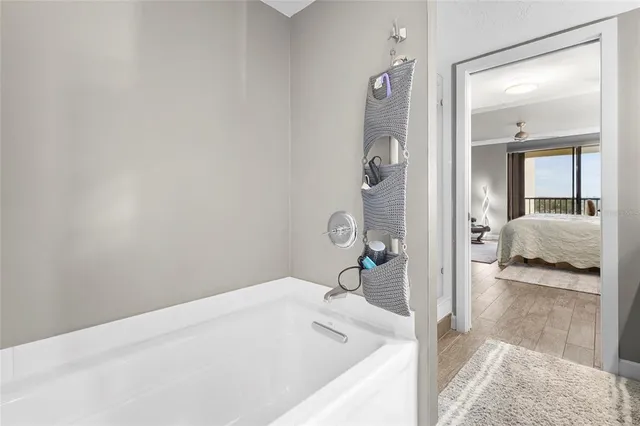 a view of a city with tall buildings