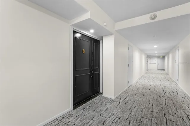 a view of a city with an ocean view