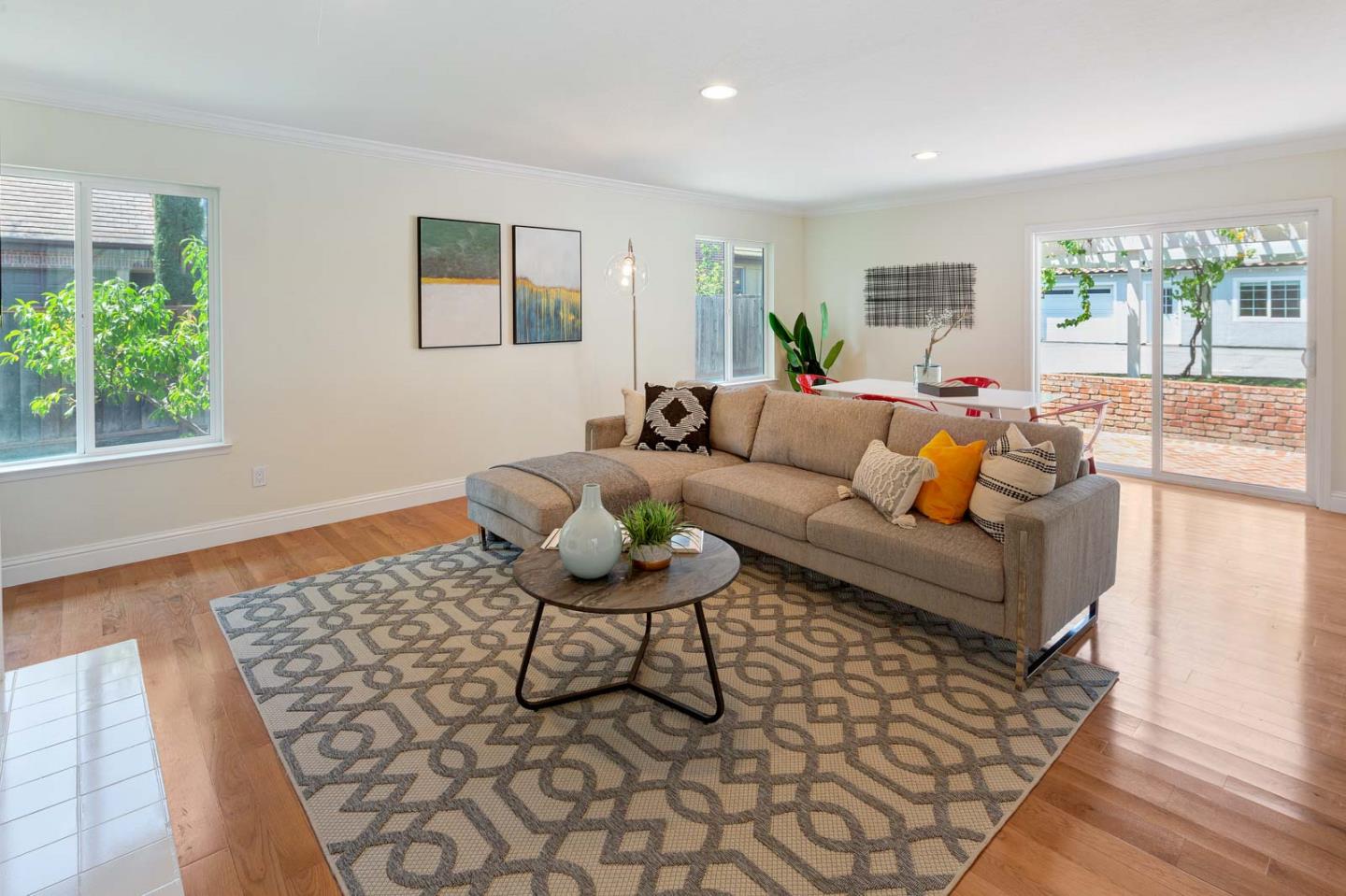 106 Springer Road Los Altos, CA 94024 - Photo 14 of 52 a living room with furniture and a window