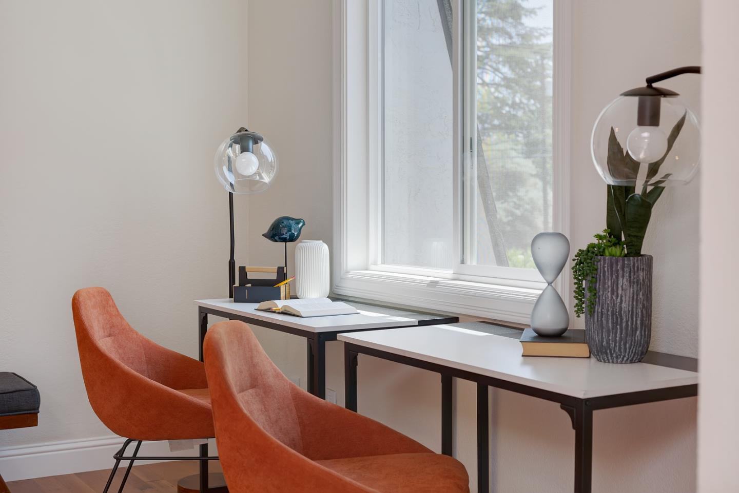 106 Springer Road Los Altos, CA 94024 - Photo 20 of 52 a dining room with furniture and potted plant