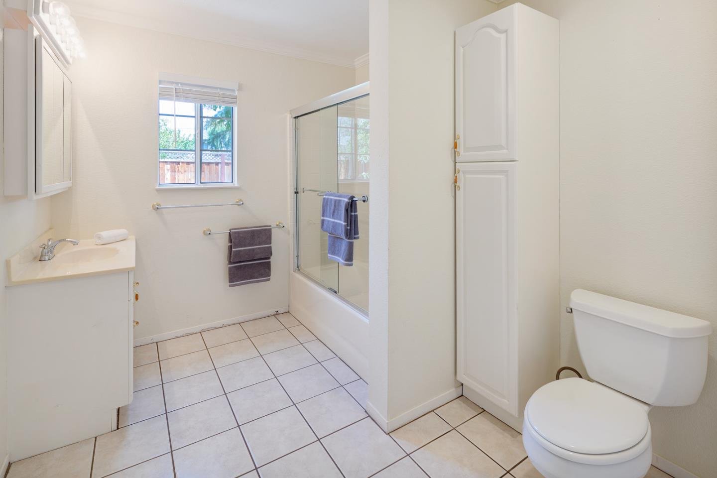 106 Springer Road Los Altos, CA 94024 - Photo 46 of 52 a bathroom with a toilet a sink and a shower