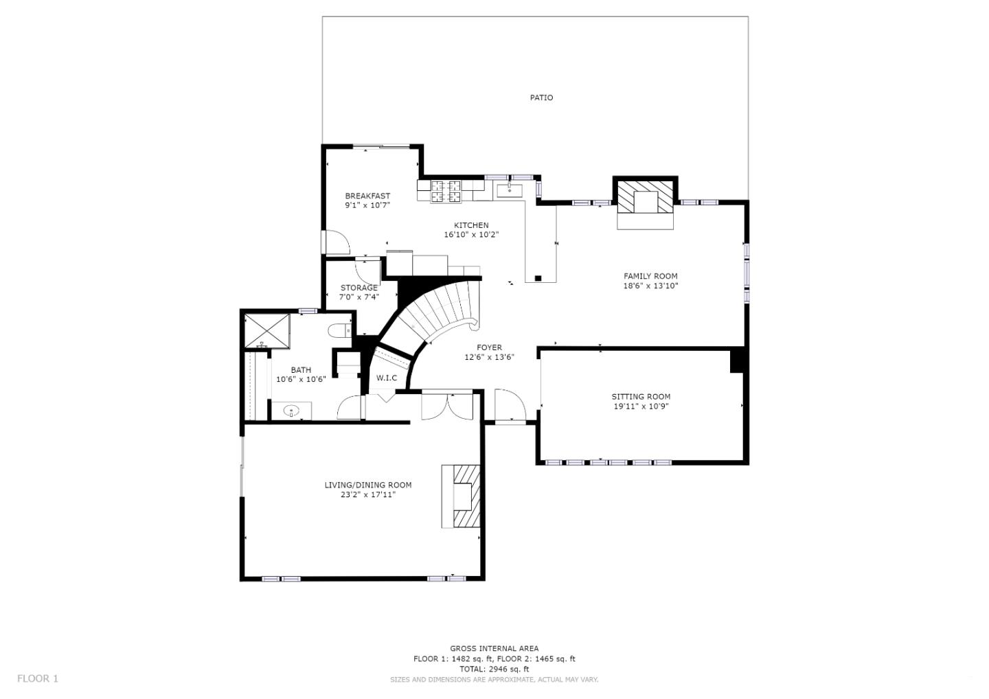 106 Springer Road Los Altos, CA 94024 - Photo 49 of 52 a picture of floor plan