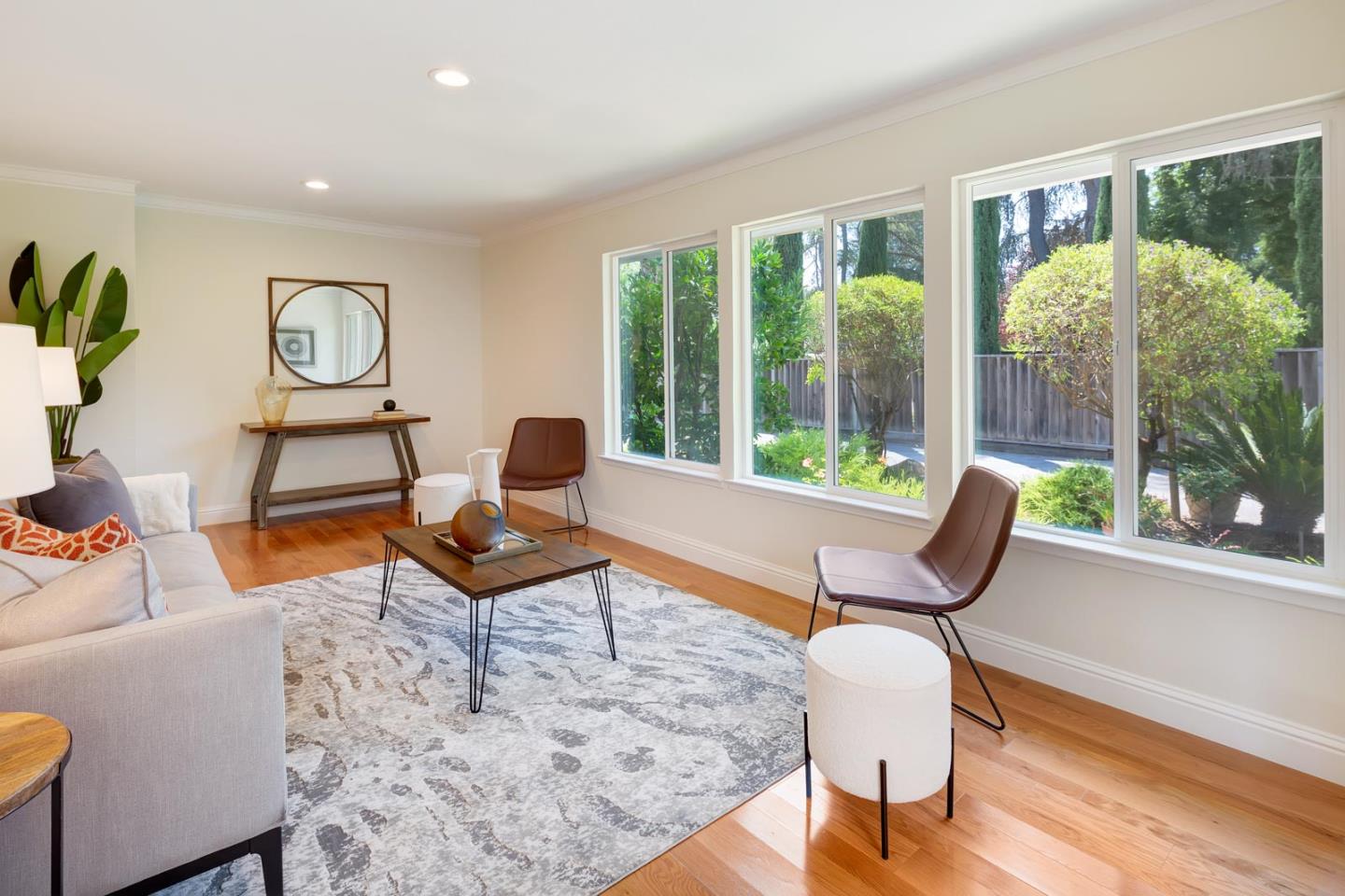 106 Springer Road Los Altos, CA 94024 - Photo 10 of 52 a living room with furniture and a window